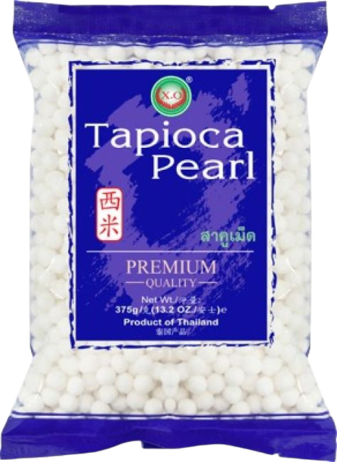 X.O TAPIOCA PEARL WHITE (L) 375 G.