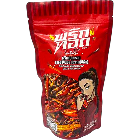 Mae E-Pim Deep Fried Chili Original100g
