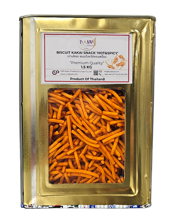 Bann Thai Biscuit Kakai Snack Hot & Spicy 1.5KG