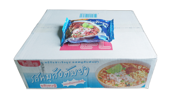 WAI WAI instant noodles minced pork tom yum flavour 60gx30 (1)