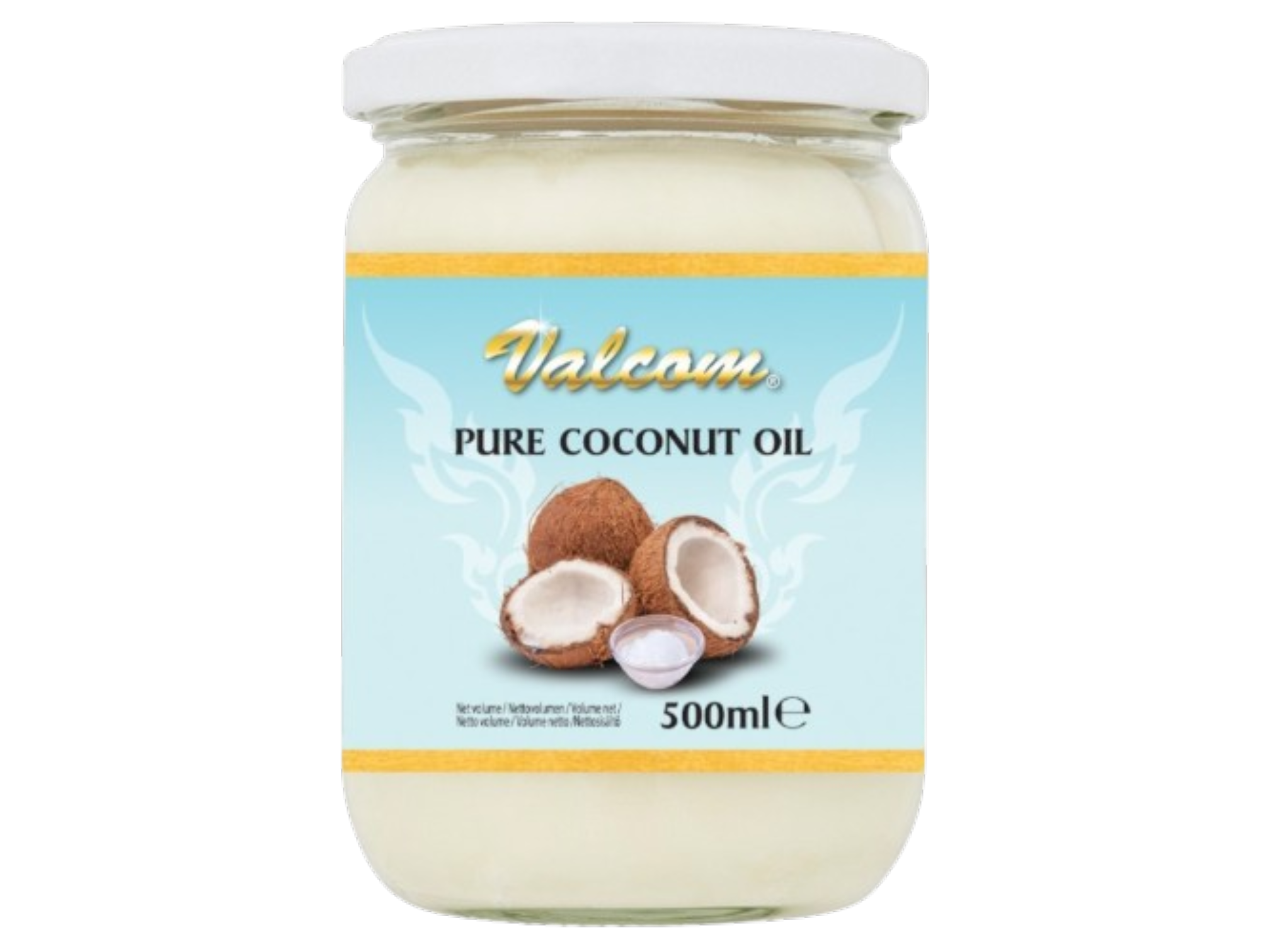 Valcom Pure Coconut Oil 500 Ml.
